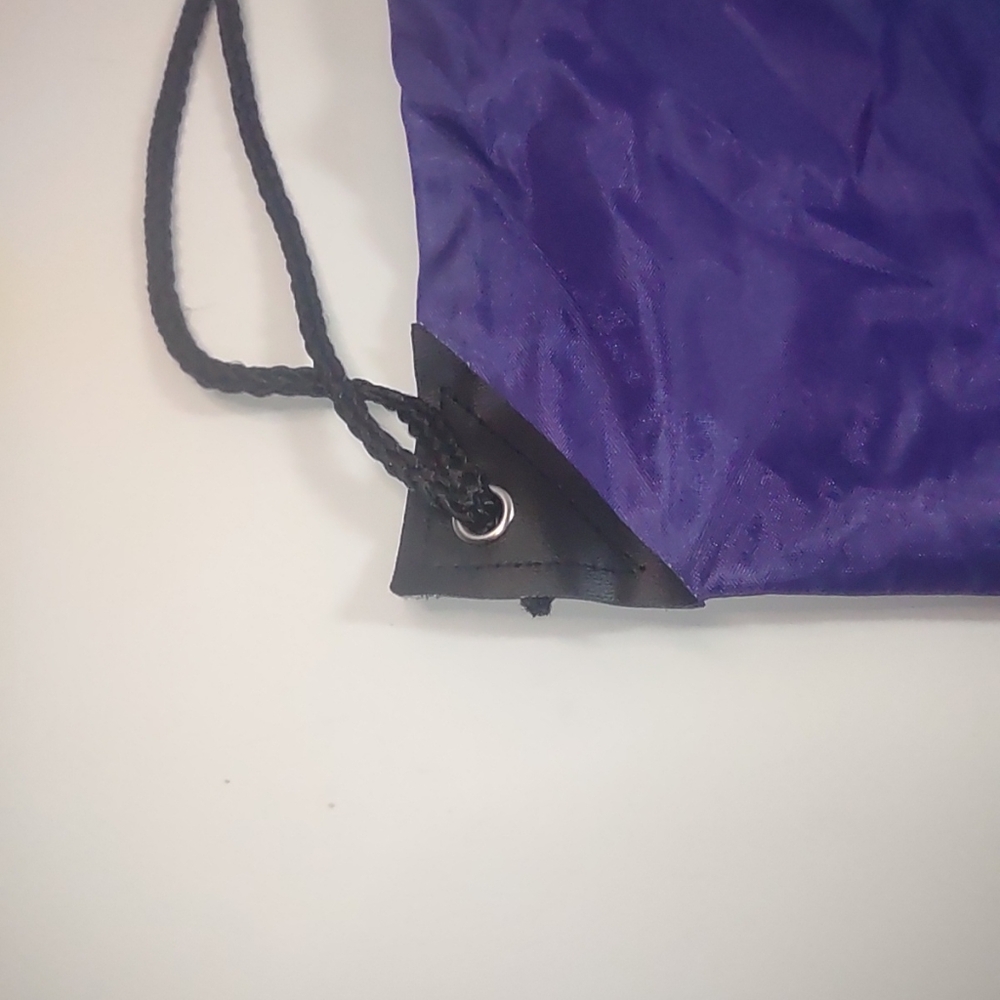 Purple/Blue Drawstring Bag/Backpack - Picture 5 of 6